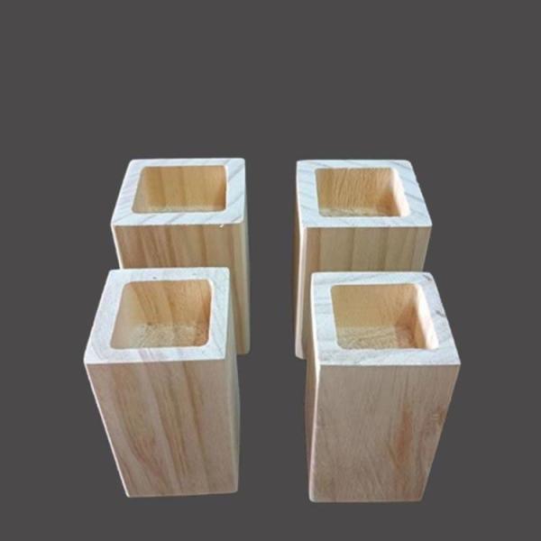 ベッド、ソファ、テーブル、こたつなどの家具の脚をラクラク高さアップする継ぎ脚ナチュラルな印象の木製継ぎ足は、どんなインテリアにも馴染みやすいのも特徴の一つ。家具の高さを上げることでオシャレ且つスタイリッシュに。ロボット掃除機等も活用でお掃除...