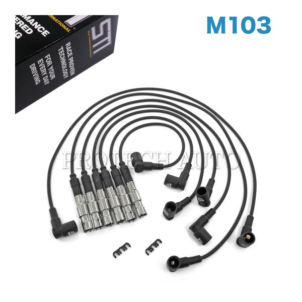 Karlyn製 ベンツ 190クラス W201 M103 エンジン用 プラグコード 一台分 