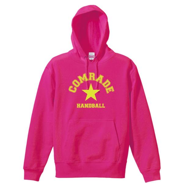 ハンドボール パーカー COMRADE 苦楽を共にする仲間 カレッジデザイン 160以下 プルオーバー 練習着 (プロテッジ)