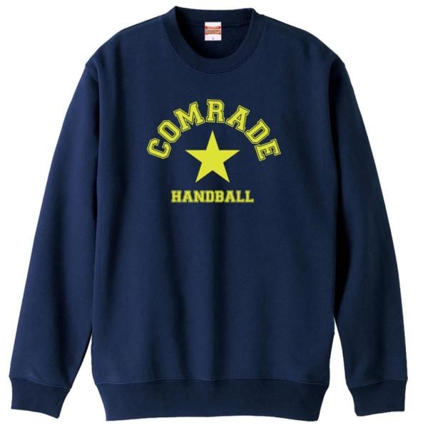 ハンドボール トレーナー COMRADE 苦楽を共にする仲間 カレッジデザイン XS-XL 練習着 (プロテッジ)