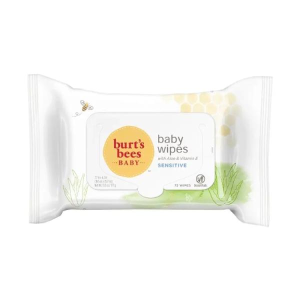 お取り寄せ バーツビーズ ベビー センシティブ ワイプ 72枚入り Burt's Bees Baby Sensitive Wipes 72 count
