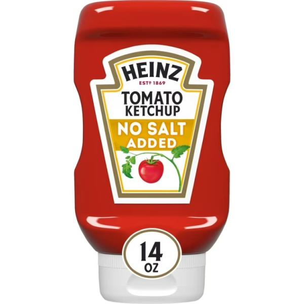 ハインツ トマトケチャップ 食塩不使用 397g ボトル Heinz Tomato Ketchup with No Salt Added, 14 oz Bott お取り寄せ