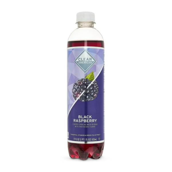 お取り寄せ クリアアメリカン ブラックラズベリー スパークリングウォーター 約503mL ボトル Clear American Black Raspberry