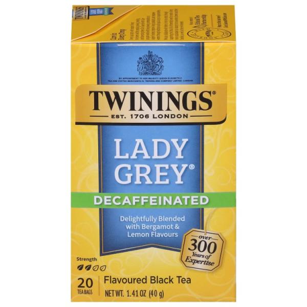 お取り寄せ トワイニング レディグレイ デカフェ ブラックティーバッグ ベルガモット＆レモン 20包 Twinings Lady Grey Decaf