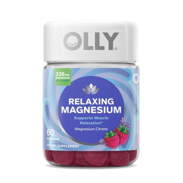 オリー リラクシング マグネシウムグミ ラズベリー味 60粒 OLLY Relaxing Magnesium Gummy Supplement, Magnesi お取り寄せ