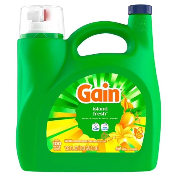 お取り寄せ ゲイン 液体洗濯洗剤 オドーディフェンス アイランドフレッシュ 3.9L 100回分 Gain Laundry Detergent Liquide,