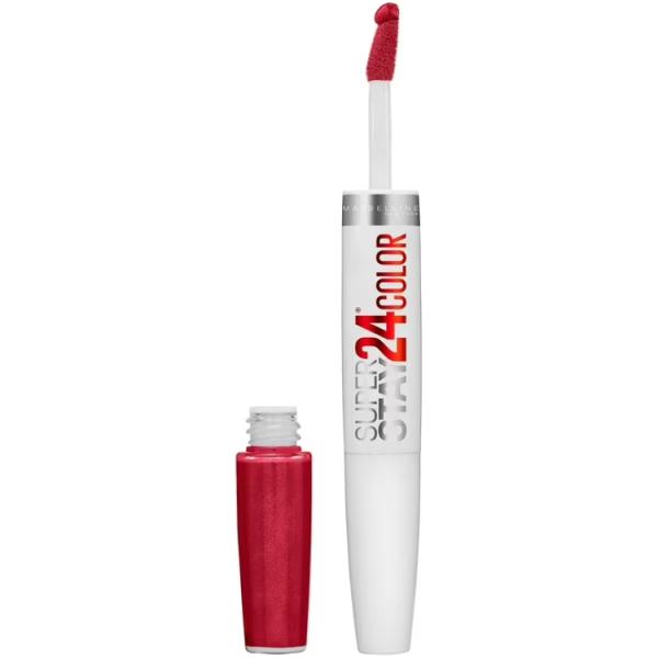 メイベリン スーパー ステイ 24 2ステップ リキッドリップスティック オールデイチェリー Maybelline SuperStay 24 2-Step Li お取り寄せ
