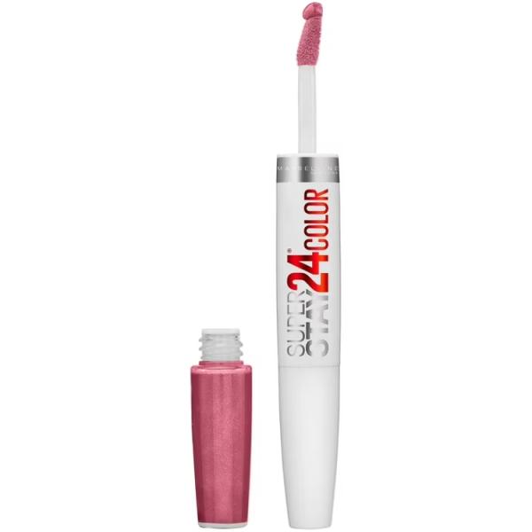 メイベリン スーパー ステイ 24 2ステップ リキッド リップスティック 055 パーペチュアルプラム Maybelline Super Stay 24 2- お取り寄せ