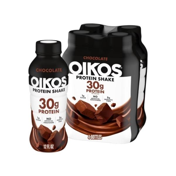 オイコス プロテインシェイク チョコレート タンパク質30g 355ml 4本入り Oikos Protein Shake Chocolate, 30g Pro お取り寄せ