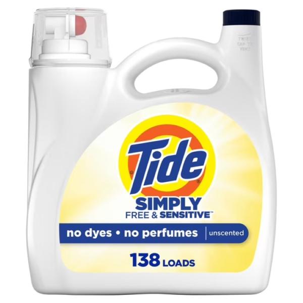 お取り寄せ タイドシンプリー 液体洗濯洗剤 フリー＆センシティブ 5.12L 138回分 Tide Simply Liquid Laundry Detergen
