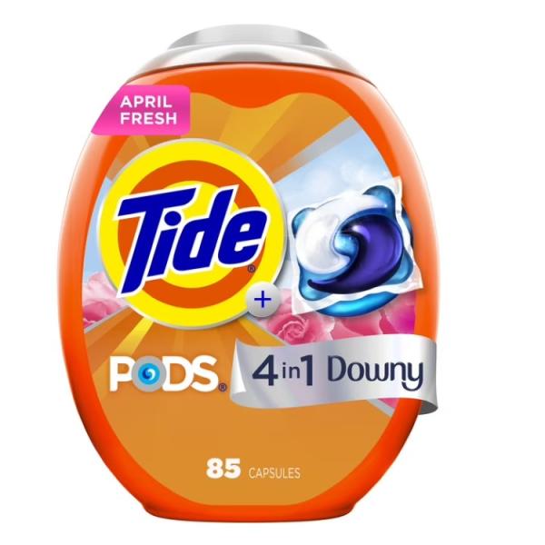 お取り寄せ タイド パワーポッズ ダウニー配合 液体洗濯洗剤パック エイプリルフレッシュの香り 85個 Tide Power PODS with Downy L