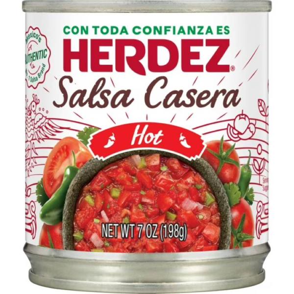 エルデス サルサカセラ レギュラー 198g スチール缶入り HERDEZ Salsa Casera, Regular, 7 oz Steel Can 【お取り お取り寄せ