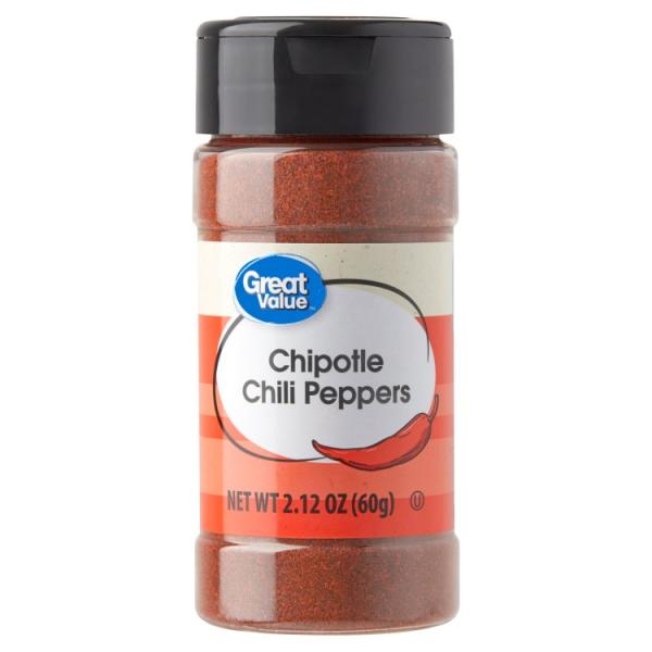 【ウォルマートブランド】グレートバリュー チポトレ チリペッパー 60g Great Value Chipotle Chili Pepper, 2.12 oz  お取り寄せ