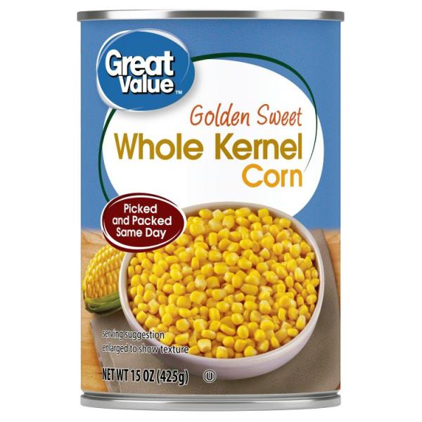 【ウォルマートブランド】グレートバリュー ゴールデンスイートホールカーネルコーン 425g Great Value Golden Sweet Whole Ker お取り寄せ