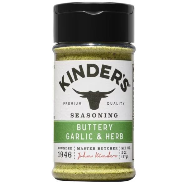 キンダーズ バター風味 ガーリック＆ハーブ シーズニング 57g Kinder's Buttery Garlic & Herb Seasoning, 2 oz  お取り寄せ