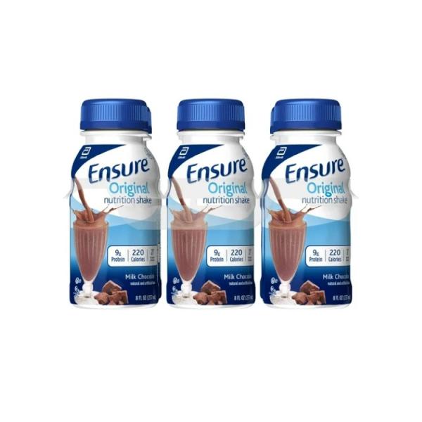 エンシュア オリジナル ニュートリション シェイク ミルクチョコレート 237ml 6本 Ensure Original Nutrition Shake, 9g お取り寄せ