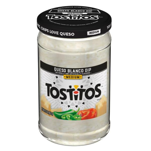 トスティトス ミディアム ブランコ風味 ケソディップ 652g Tostitos Medium Blanco Flavored Queso Dip, 23 oz お取り寄せ