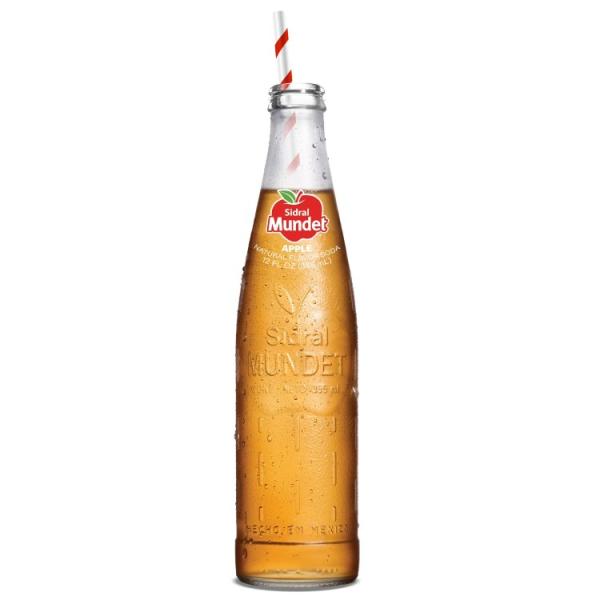 お取り寄せ シドラルムンデット アップルソーダ 355ml ガラスボトル 1本 Sidral Mundet Apple Soda, 12 fl oz Gl