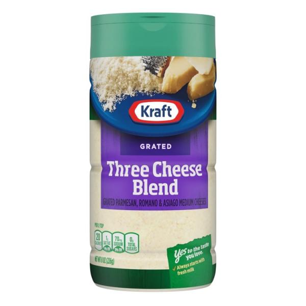 お取り寄せ クラフト ナチュラル スリーチーズブレンド シュレッド チーズシェーカー 226g Kraft Natural Three Cheese Blend