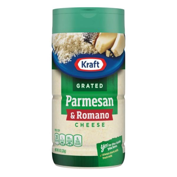 お取り寄せ クラフト ナチュラル パルメザン＆ロマーノチーズ シェーカー 226g Kraft Natural Grated Parmesan and Roma