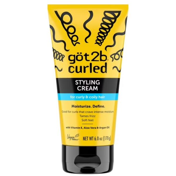 ゴットゥービー カールド スタイリングクリーム カーリー＆コイリーヘア用 約170g got2b Curled Styling Cream for Curly お取り寄せ