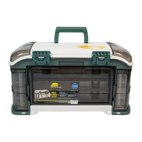 お取り寄せ プラノ アウトドアスポーツ 3700サイズ 斜め収納式フィッシングタックルボックス グリーン／タン Plano Outdoor Sport