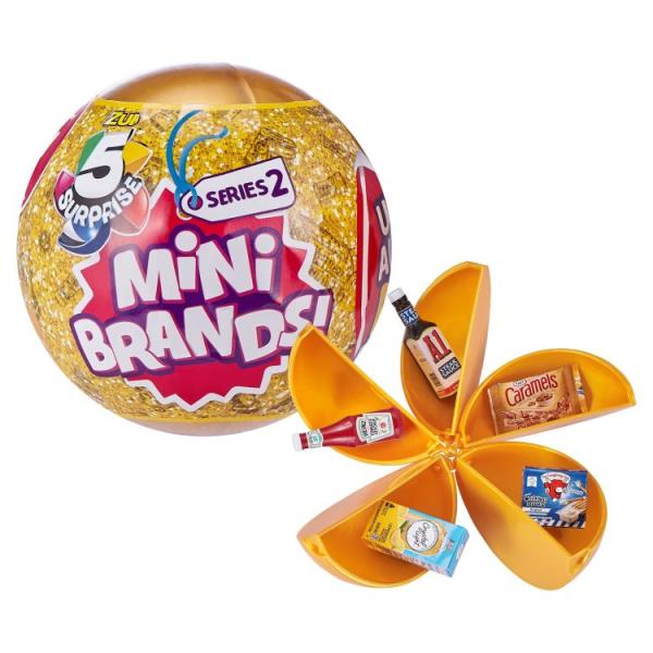 お取り寄せ ズル ミニブランズ シリーズ2 ミステリーパック サプライズ最大5点 ZURU Mini Brands Series 2 Mystery