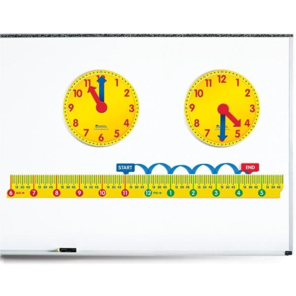 お取り寄せ ラーニング・リソーシズ 磁石式経過時間キット 時計2個 Learning Resources Magnetic Elapsed Time