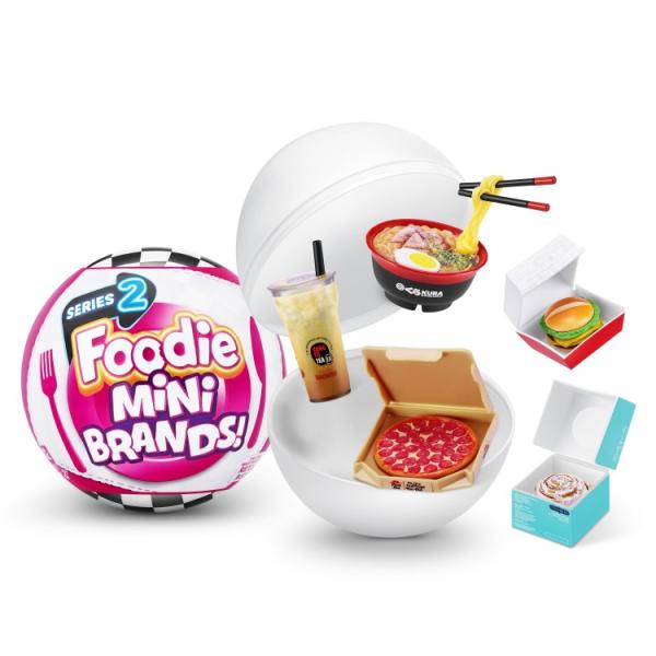 お取り寄せ ズル ファイブサプライズ フーディーミニブランズ シリーズ2 ミステリーカプセル ZURU 5 Surprise Foodie Mini