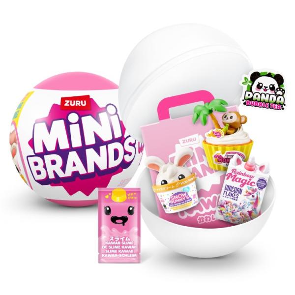 お取り寄せ ズル ミニブランズ カワイイ ミステリーカプセル 30種以上 3歳以上 ZURU Mini Brands Kawaii Mystery C