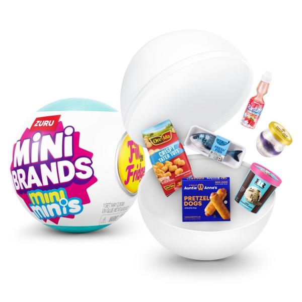 お取り寄せ ズル ミニブランズ フィルザフリッジ シリーズ1 ミステリーカプセル 8歳以上 ZURU Mini Brands Fill the Fri