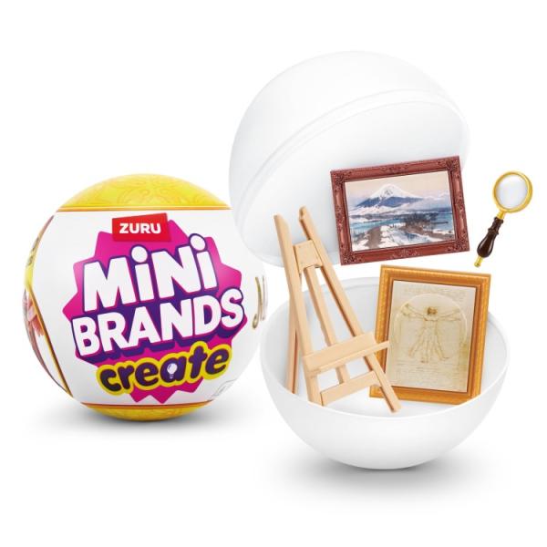 お取り寄せ ズル ミニブランズ クリエイト ミニマスターピース シリーズ1 カプセル 3歳以上 ZURU Mini Brands Create Min