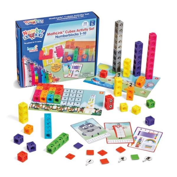 お取り寄せ ハンドツーマインド ナンバーブロックス 1〜10 マスリンクキューブセット 3歳以上 hand2mind Numberblocks 1-1