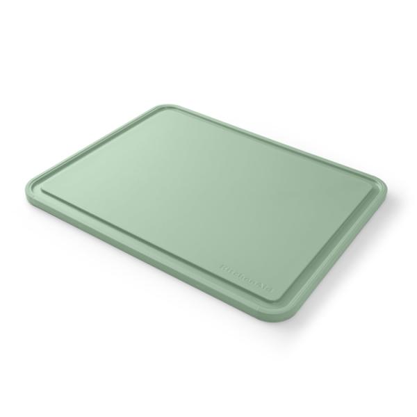 お取り寄せ キッチンエイド プラスチックまな板 約28×36cm ピスタチオ KitchenAid Plastic Cutting Board with Tre