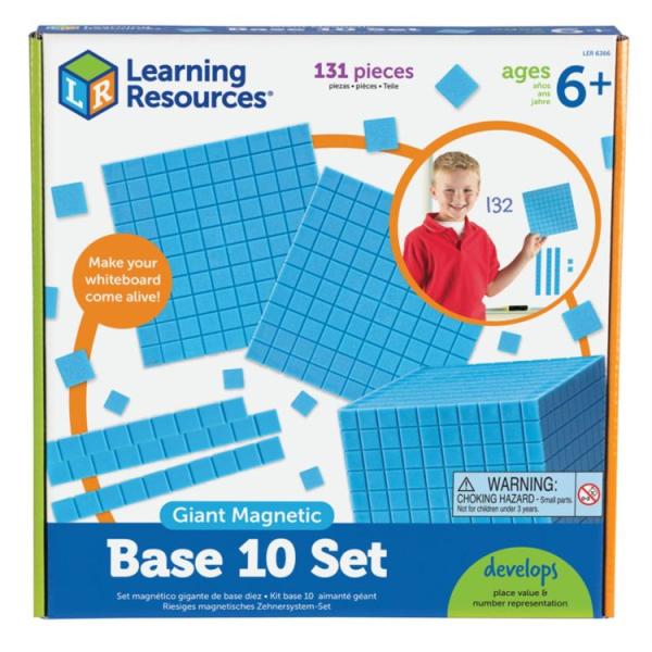 お取り寄せ ラーニングリソーシズ 大型マグネット10進法セット 6歳以上 Learning Resources Giant Magnetic Base