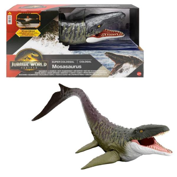 お取り寄せ ジュラシック・ワールド 復活の大地 スーパーコロッサル・モササウルス 約94cm 4歳以上 Jurassic World Rebirth