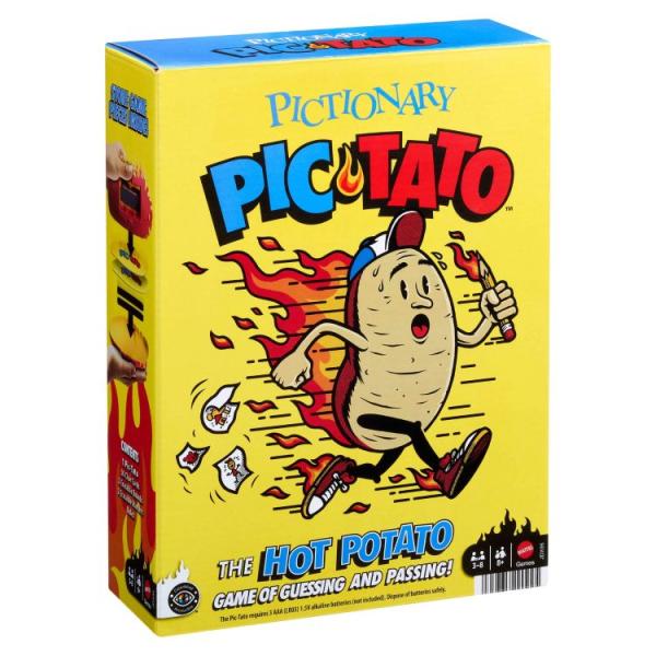 お取り寄せ ピクショナリー ピク・テイトー 音楽付きお絵かきホットポテトゲーム Pictionary Pic-Tato Hot Potato Draw