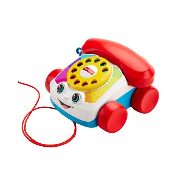 お取り寄せ フィッシャープライス チャッターテレフォン 引き遊び電話 12か月以上 Fisher-Price Chatter Telephone Pu