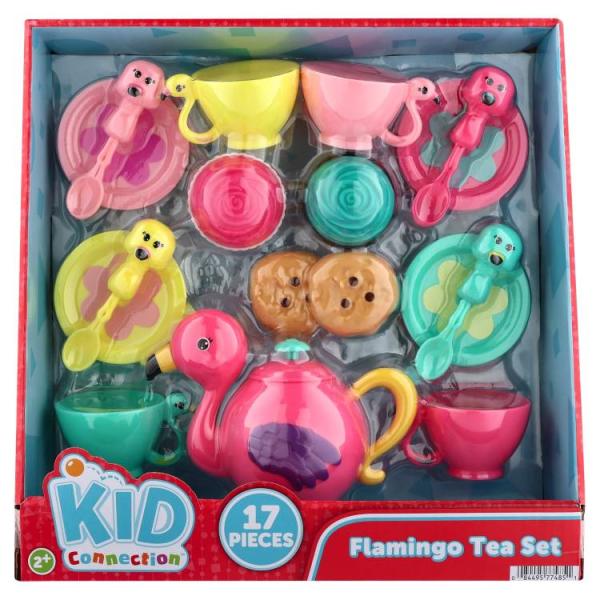 お取り寄せ キッドコネクション フラミンゴ ままごとティーセット 17ピース 2歳以上 Kid Connection Flamingo Pretend