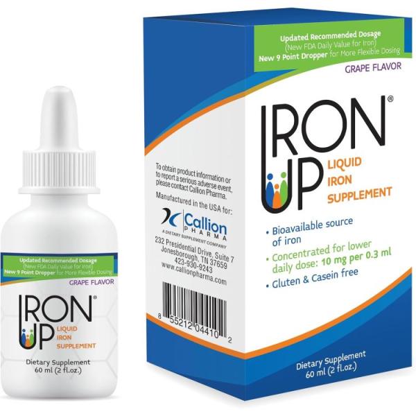 アイアンアップ リキッド鉄サプリメント グレープ風味 約60mL Iron Up, Liquid Iron Supplement, Grape Flavor,  お取り寄せ