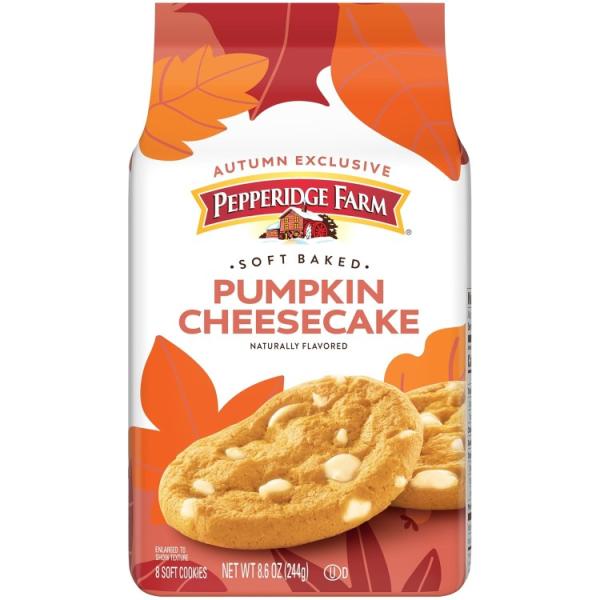 お取り寄せ [ハロウィン限定版]ペパリッジファーム パンプキンチーズケーキ クッキー 244g Pepperidge Farm Pumpkin Che