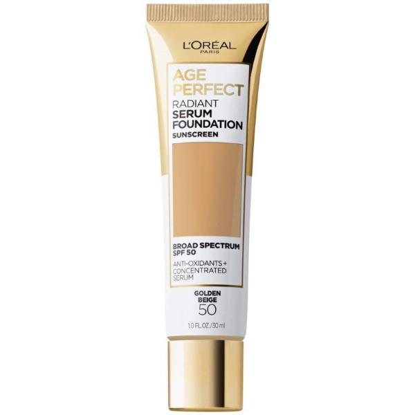 ロレアルパリ エイジパーフェクト ラディアント セラム ファンデーション SPF 50 ゴールデンベージュ L'Oreal Paris Age Perfect  お取り寄せ