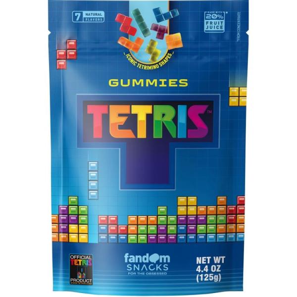 お取り寄せ ファンダムスナック テトリスグミ 125g Fandom Snacks TETRIS Gummies, 4.4 oz