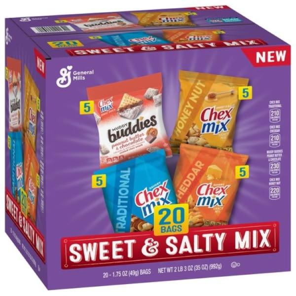 お取り寄せ チェックスミックス バラエティパック スイート＆ソルティ 20袋入り Chex Mix Variety Pack, Sweet &amp; Sal