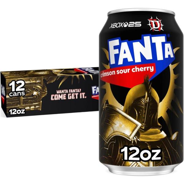 お取り寄せ [限定版]ファンタ クリムゾン サワーチェリーソーダ 355ml 12本パック Fanta Crimson Sour Cherry Sod