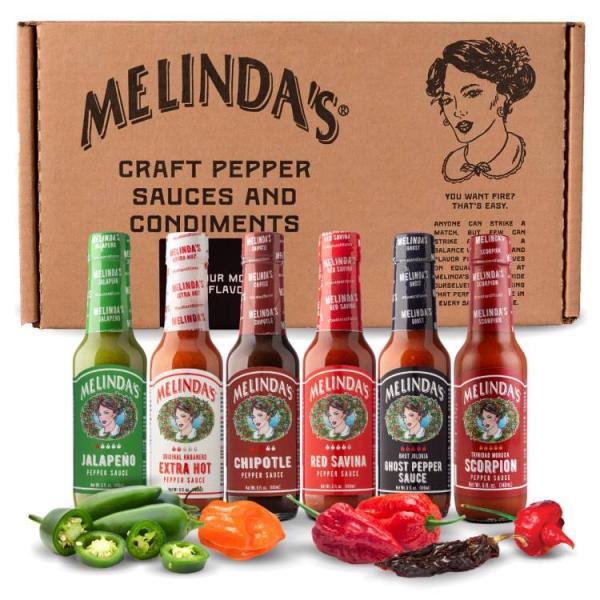 お取り寄せ メリンダズ ペッパーソースチャレンジコレクション エクストラスパイシーグルメホットソースセット Melinda’s Pepper Sauc