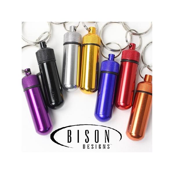 爆買 / キーホルダー 薬入れケース 携帯用 キャンプ 小物 バイソンデザイン BISON DESIGNS アウトドア ブランド 12CAP