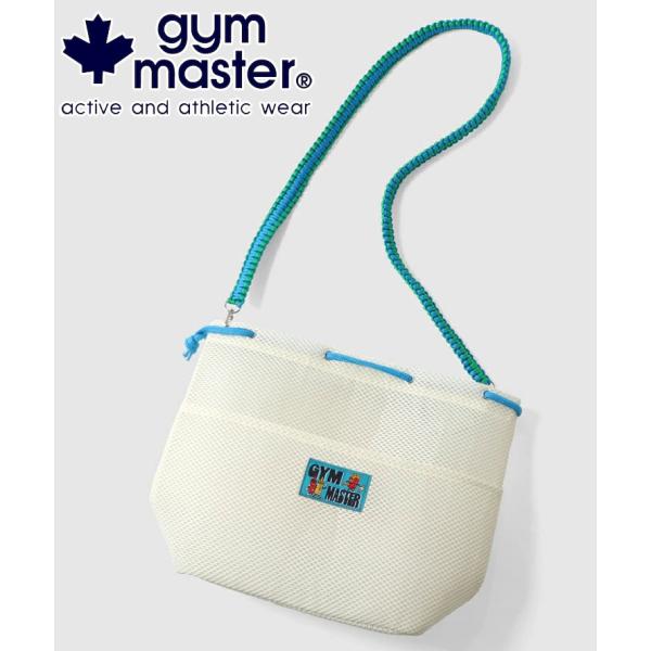 爆買 / gym master ジムマスター メッシュパラコードショルダー G421769 ホワイト