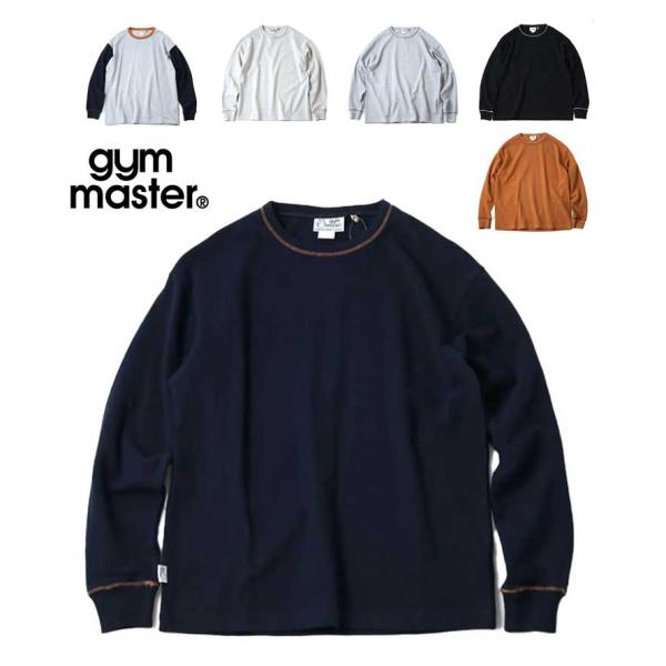 gym master ジムマスター ブロックインレー クルーネック G833787 メンズ レディース スウェット トレーナー 長袖 クルーネック ゆったり コットン