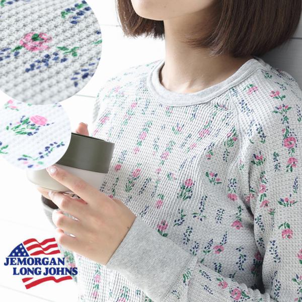 爆買 / jemorgan サーマル 花柄 カットソー ロング Tシャツ ジェーイーモーガン 長袖ラグラン JC090-59S インナーカットソー キャンプ ファッション